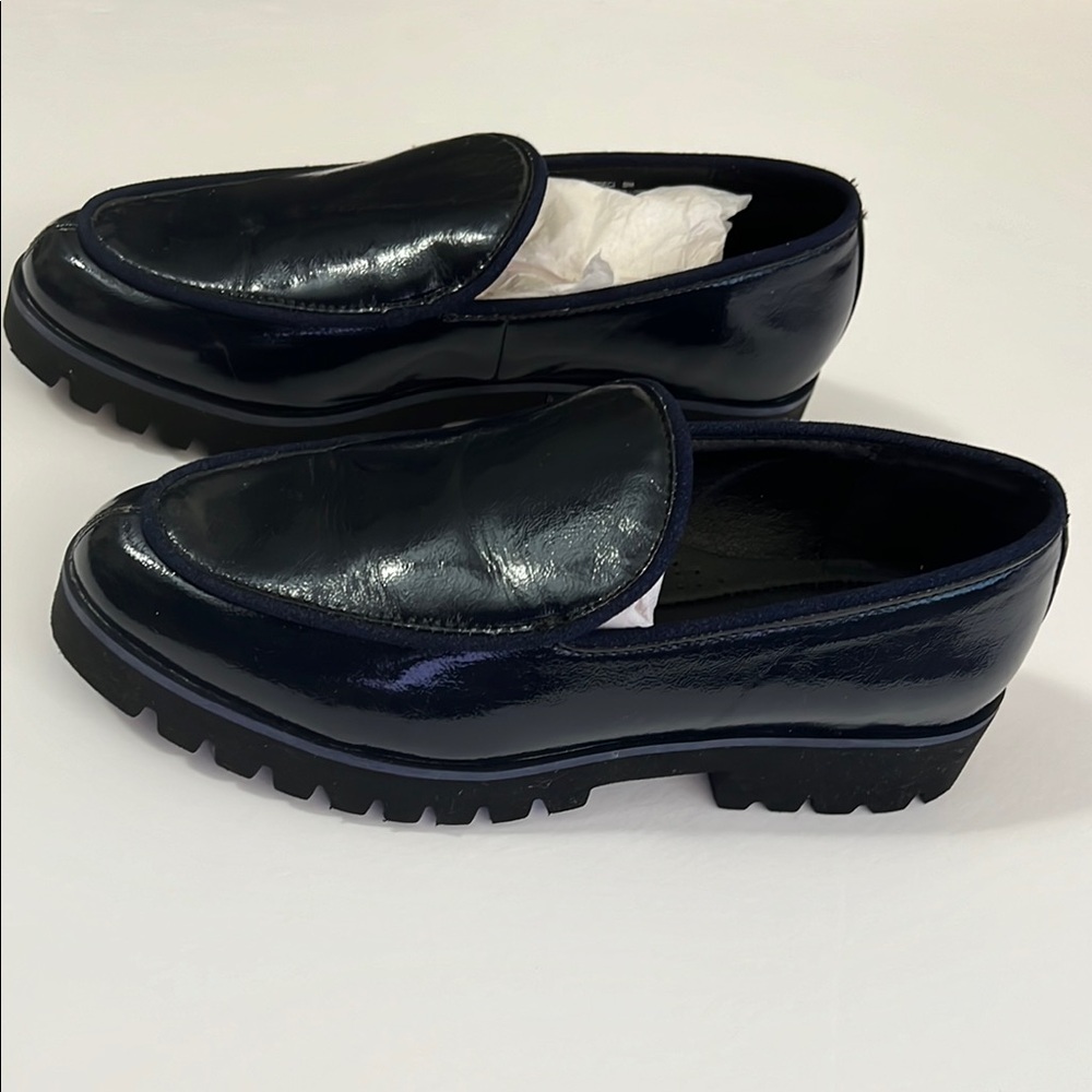 Donald Pliner Eclipse Navy Loafers Women
